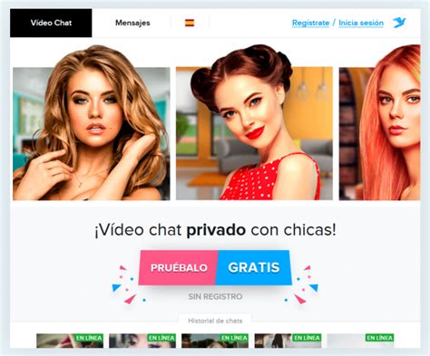 videocam mujeres|Chatroulette video chat en español